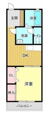 フラット萩 間取り図