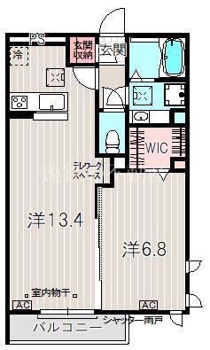 ラ・エスコルテ 101号室 間取り