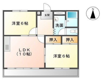 マーブルパレスⅡ 間取り図