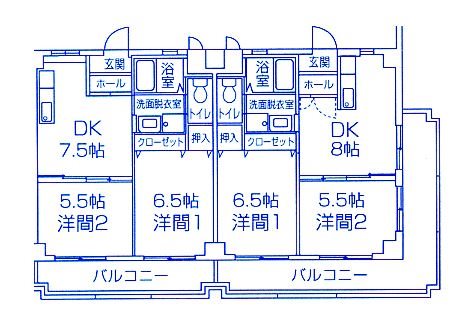 ろうずまろう立野 間取り図