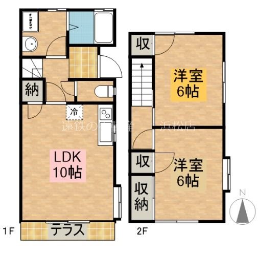 テラスハウス稲垣 B号室 間取り