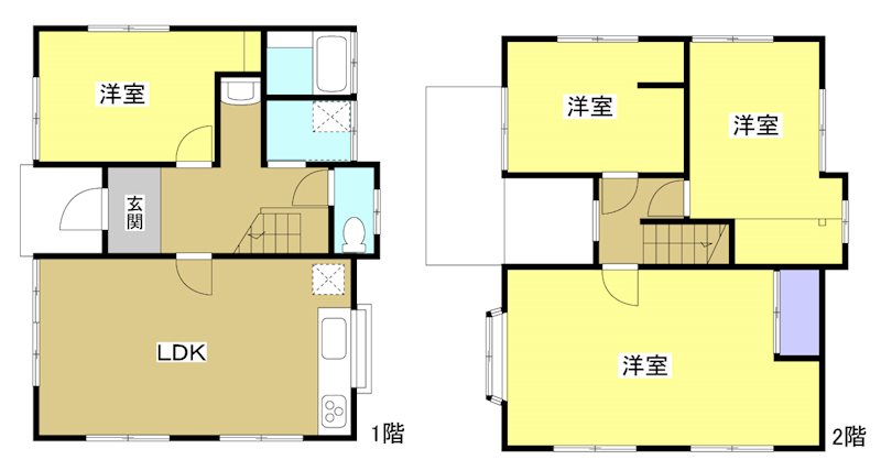 引佐町井伊谷貸家 間取り