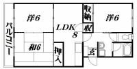 サンセゾン豊隆 間取り図