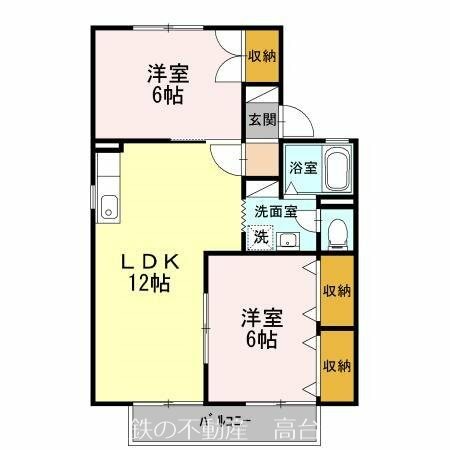 エビスセジュール　D 間取り図