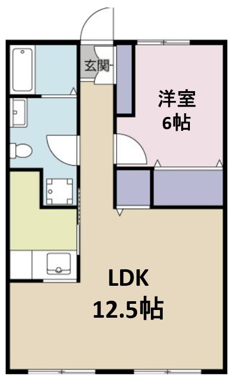 コワンテールA 間取り