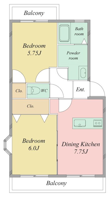 パラシオン・マルクⅥ 316号室 間取り
