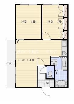 クレール浜松Ⅱ 間取り図