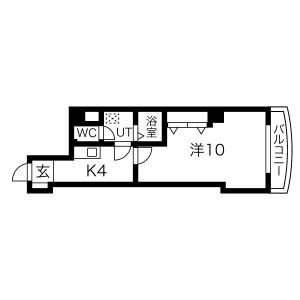ゴールドサークル尾張町 間取り図