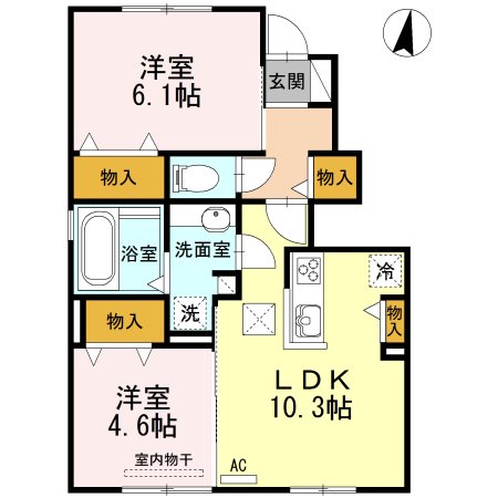 サンライフ原島 間取り