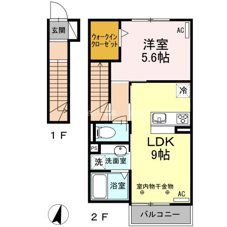メヌエット 間取り図