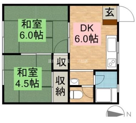 メゾンあずさ 間取り図