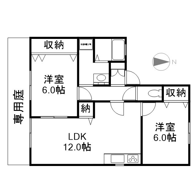 ハイカムール佐鳴 間取り図