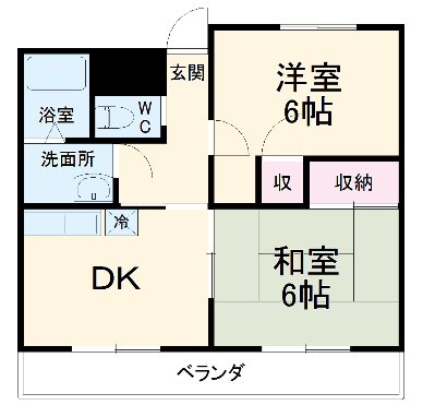 ヤマピカハイツin掛川 間取り図