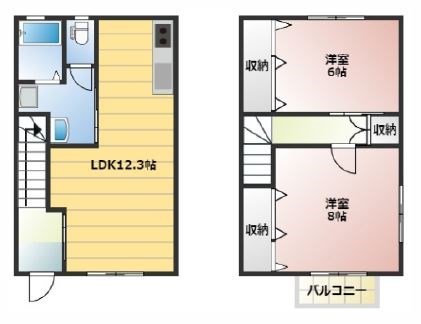 グリーンテラス  102号室 間取り