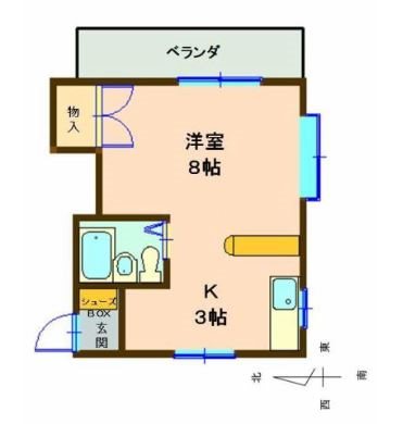 ビラデルレイ 間取り図