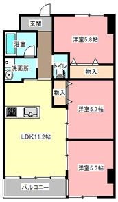 アルコリバーサイド B205号室 間取り