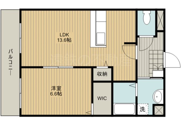 田畑ハイツそれいゆⅡ  202号室 間取り