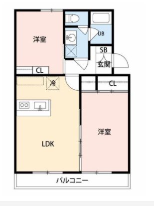マンションカメリアⅡ 間取り