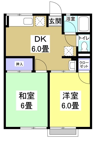 ガーデンハイツI 間取り図