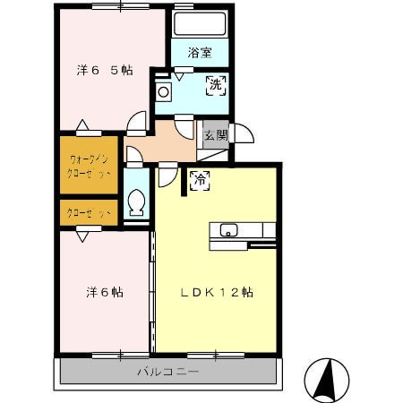 クレイン 間取り図