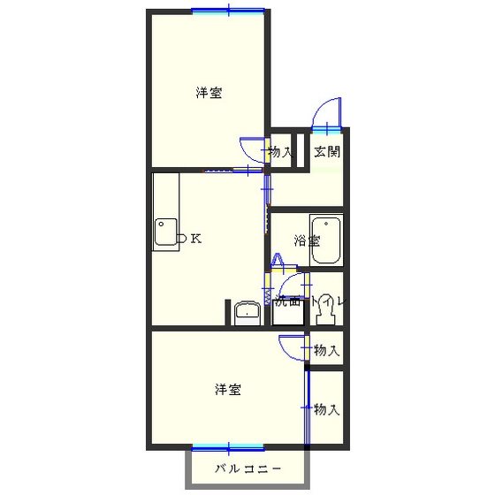 リヴェールJ　Ⅵ 間取り図