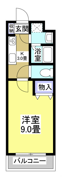 メルローズⅡ 間取り図