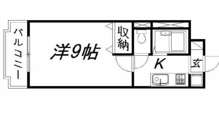 サンセゾン・ノーブル 107号室 間取り