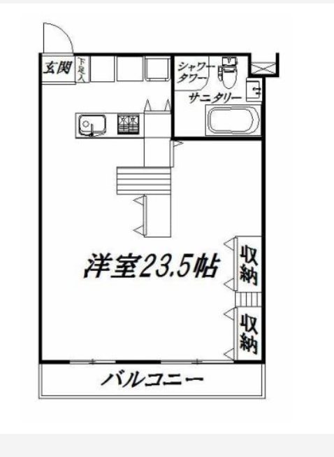 アルコ12 508号室 間取り