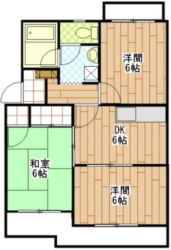 マンションサザンⅡ 間取り図