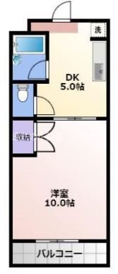 ラ・メールキャルム 206号室 間取り