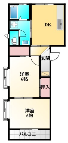 サニープレイス曳馬 間取り図