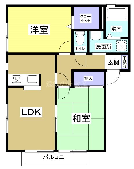 シャルムコートⅢ 間取り図