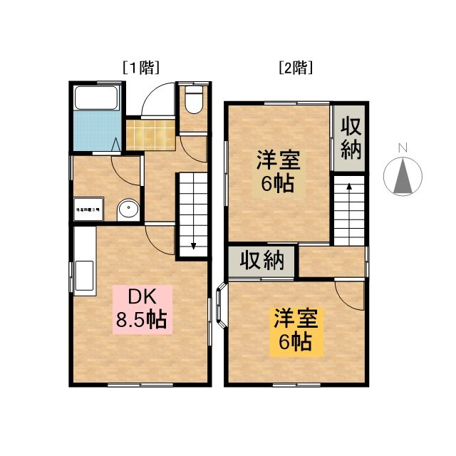 後藤様貸家 間取り図