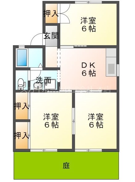 シャンボール泉Ⅱ 間取り図