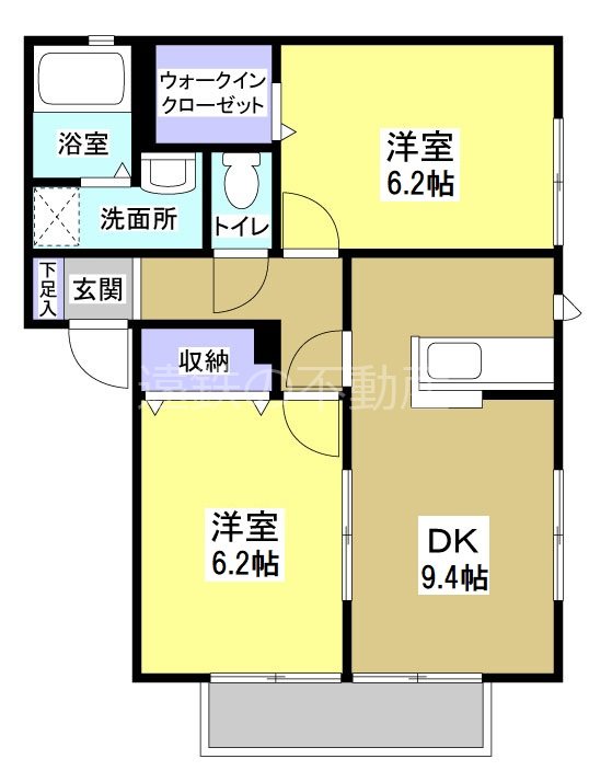サンビレッジ神田Ｂ 間取り図