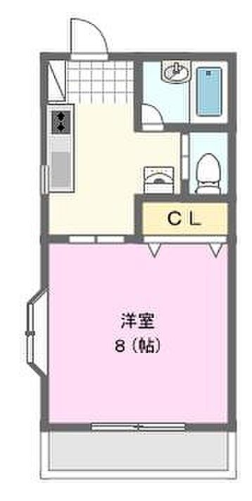 溜屋ハイツV(たまりやハイツV) 203号室 間取り