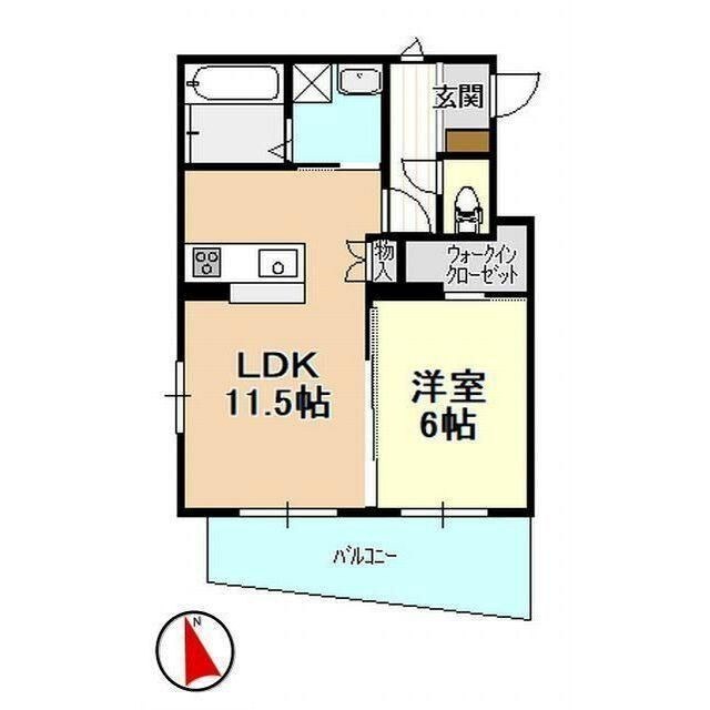 棒屋第13住吉ハイツ 間取り図