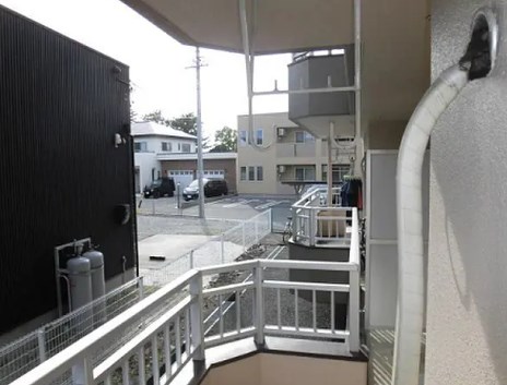 マンションラフィーネ ベランダ