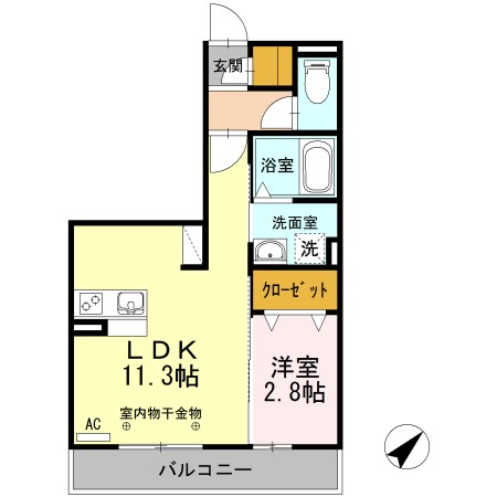 グランボア　B  間取り図
