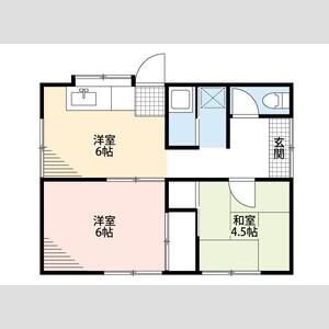 上島3丁目借家 間取り図