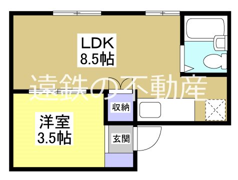 A-Life葵東 間取り図