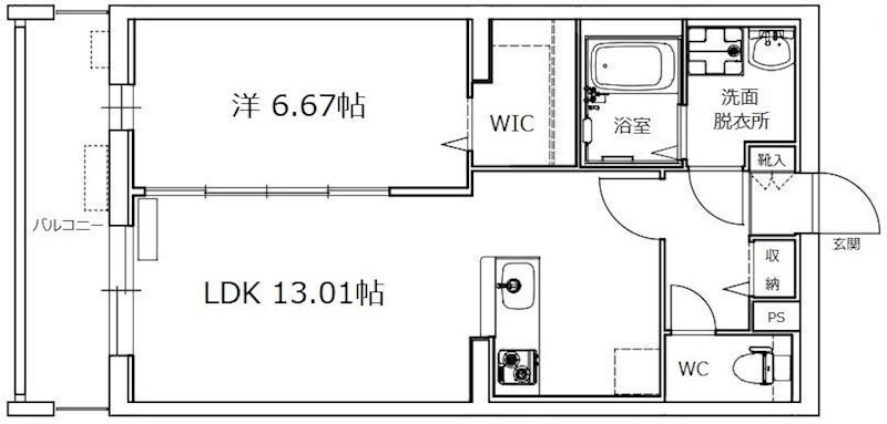 アリスタ  間取り図