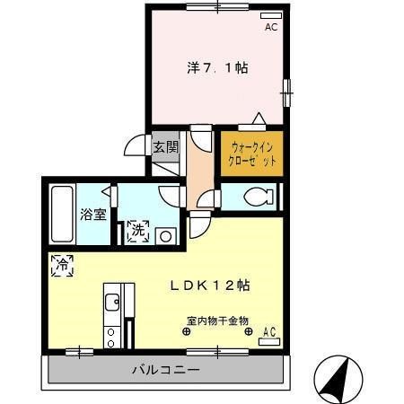 グランドソレイユ 間取り図