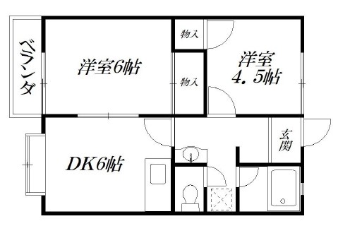 ベルハイツ 間取り図