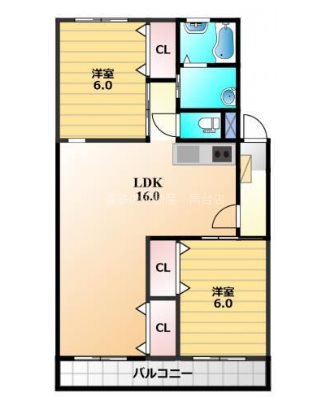 ヴェルドミール 401号室 間取り