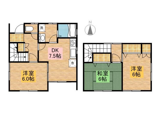 ヴェルジュ C-1号室 間取り