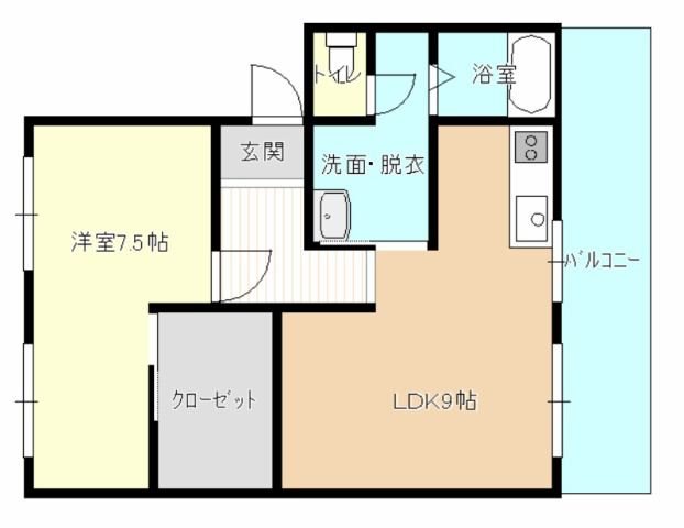 キブネハイツ 間取り