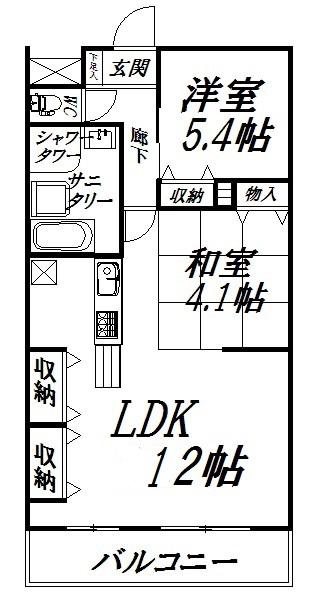 アルコ12 間取り図