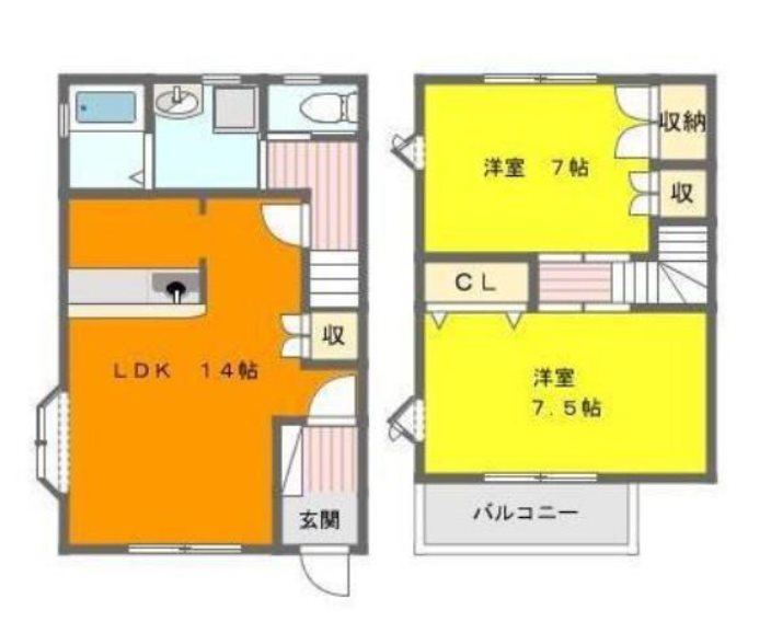 ヴィラクレールⅡ  間取り図