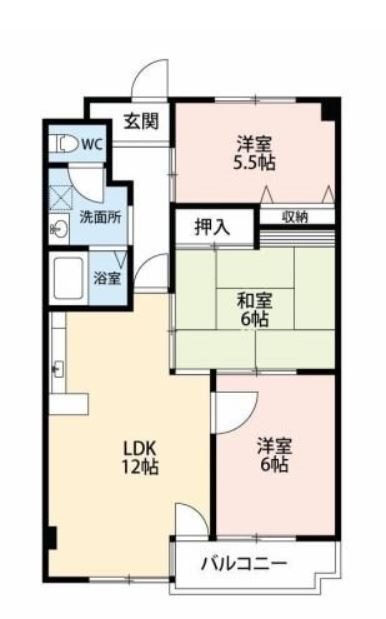 ダイヤモンド寿泉 間取り図